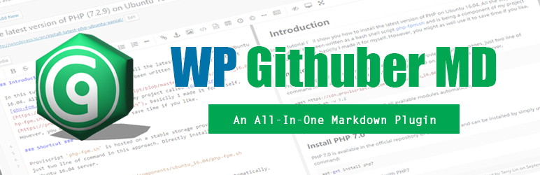 WordPress Markdown 編輯器插件 WP Githuber MD