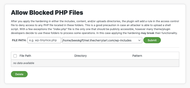 允許在 sucuri wordpress 強化中被阻止的 php 文件 - IsItWP - 免費 WordPress 主題檢測器