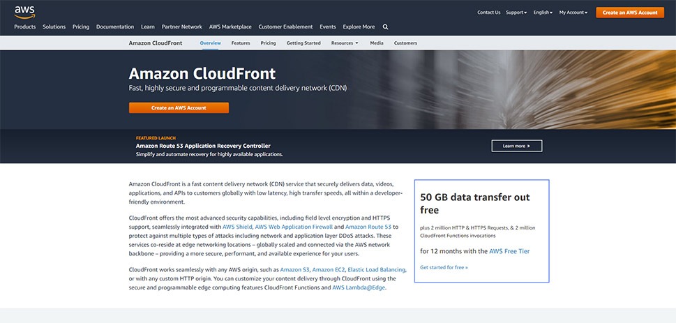 Amazon CloudFront是最常用的 CDN 服務(wù)之一,擁有超過 225 個地理分布的 PoP。