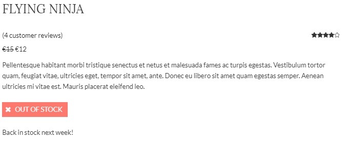 該行將顯示在缺貨通知下方