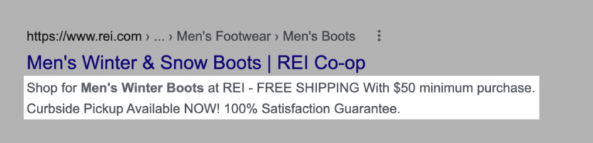 寫得很好的元描述