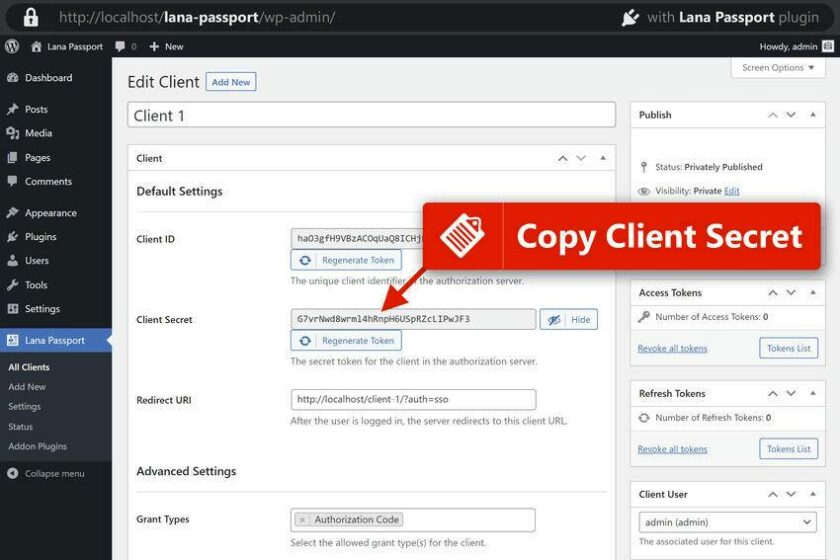 客戶機(jī)密副本