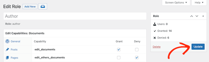 在 WordPress 中保存自定義用戶權(quán)限 在 WordPress 中保存自定義用戶權(quán)限