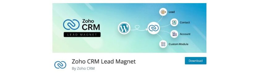 Zoho CRM 主頁(yè)屏幕截圖