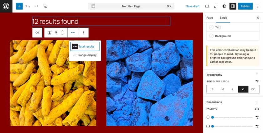 WordPress 6.8 中的新查詢總計(jì)塊