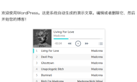 WordPress 音樂播放插件 WP-Player v2.0