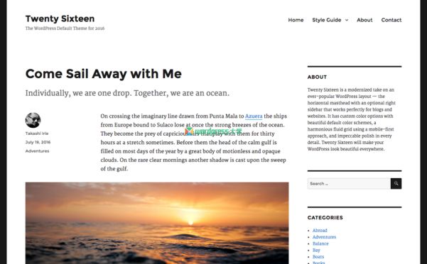WordPress 4.4 Beta 1 發(fā)布，新增響應(yīng)式圖片、內(nèi)容嵌入功能和 Twenty Sixteen 主題