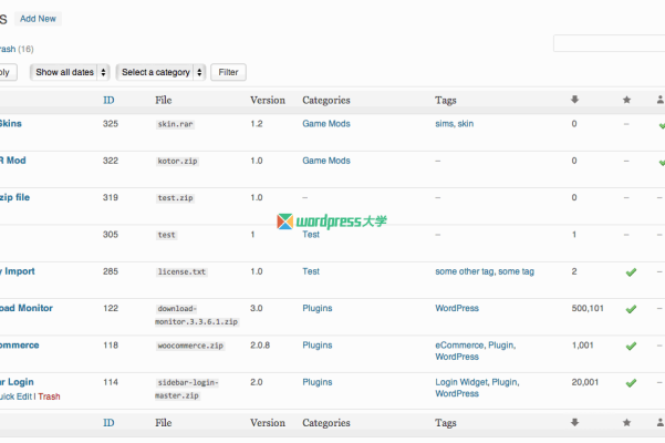 WordPress下載管理插件 Download Monitor