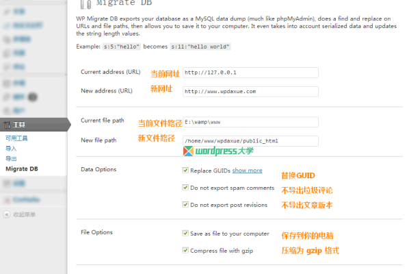 WordPress 數(shù)據(jù)庫遷移插件 WP Migrate DB