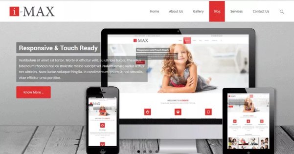 WordPress 免費(fèi)單頁視差企業(yè)主題 i-max