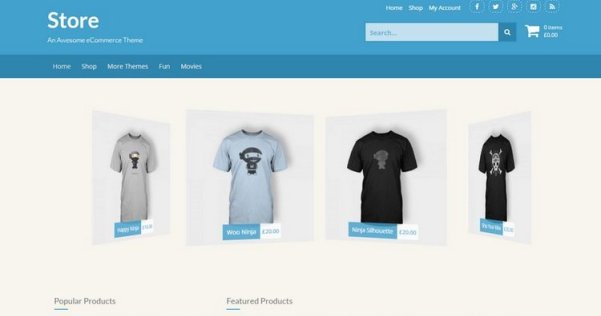 基于 WooCommerce 的 WordPress 免費商城主題 Store