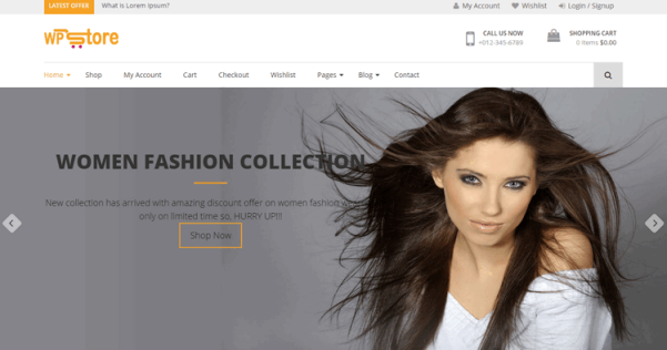 基于 WooCommerce 的商城主題 WP Store