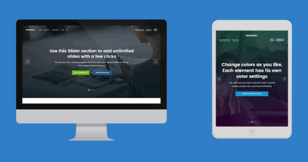 WordPress 單頁視差企業(yè)主題 Businessx（兼容WooCommerce）