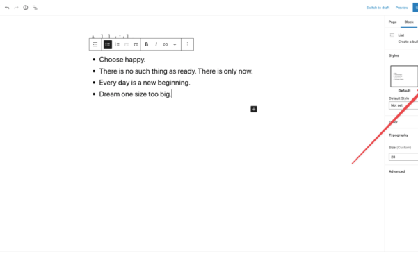 Gutenberg 區(qū)塊樣式 API 簡介