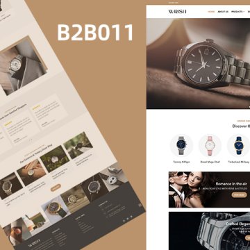 數(shù)碼手表產(chǎn)品營銷模板 B2B011